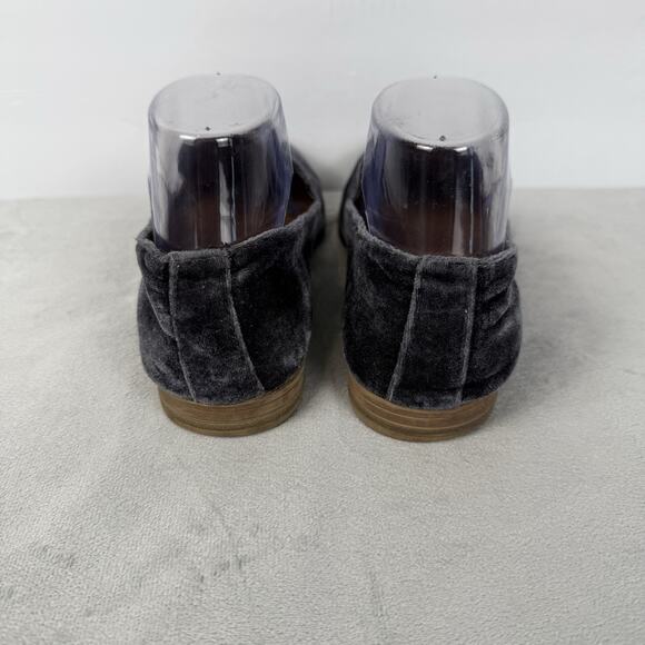 DV by Dolce Vita Womens 8 Purple Gray Slip On Velvet Loafers 096007318 Casual - Picture 6 of 10